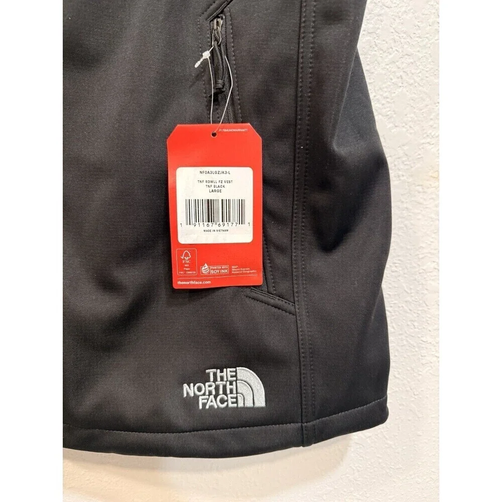The North Face Vest Men Black Windfall Ridgeline Casual Outdoor Have A Logo Sz L